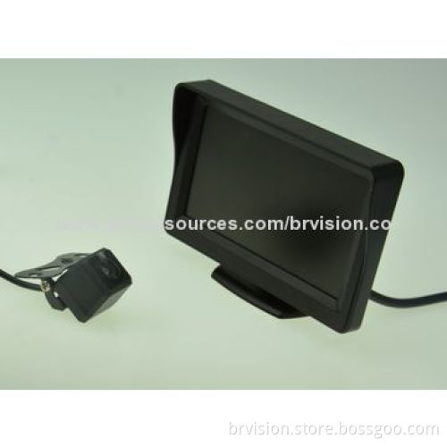Car Rear-view System with 4.3-inch TFT LCD Monitor and Waterproof Camera